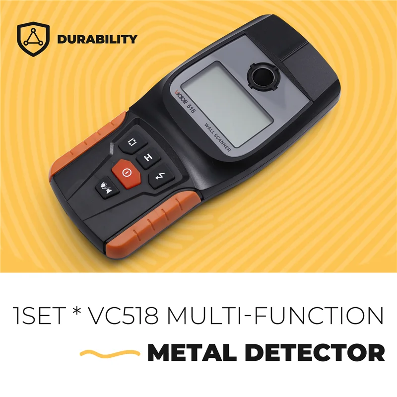 ABKI-VICTOR VC518 Wall Scanner Sensor Wall Wire Detector for Detecting Wood, Cables, Walls for Magnetic Metal Detection