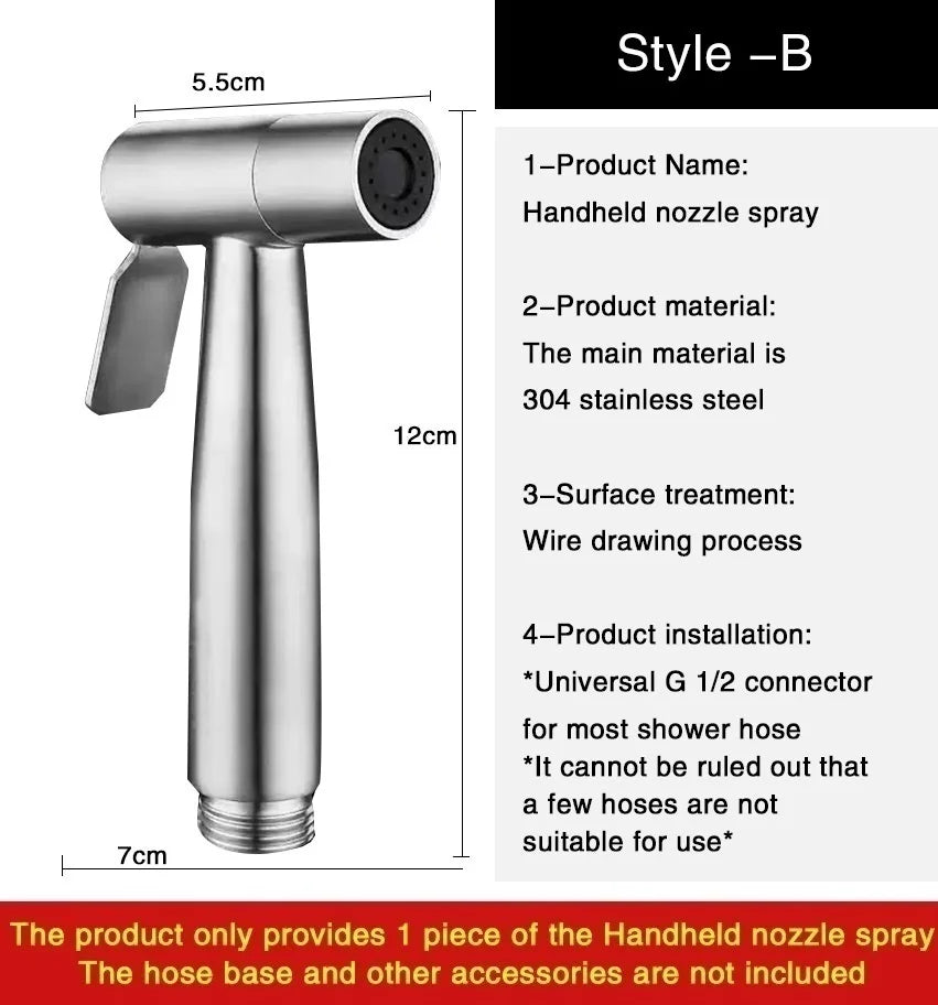 Bathroom Toilet Faucet Extension Hose External Bidet Sprayer Pressurized Water Pipe Flush Extension for Toilet