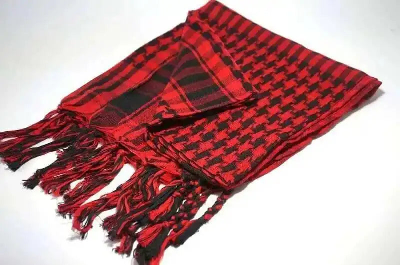 Arafat Arabic Scarf Shawl Handsome Keffiyeh Kafiya Lightweight Military Shemagh Palestine Man Stripe Scarf With Tassels Soft Warm