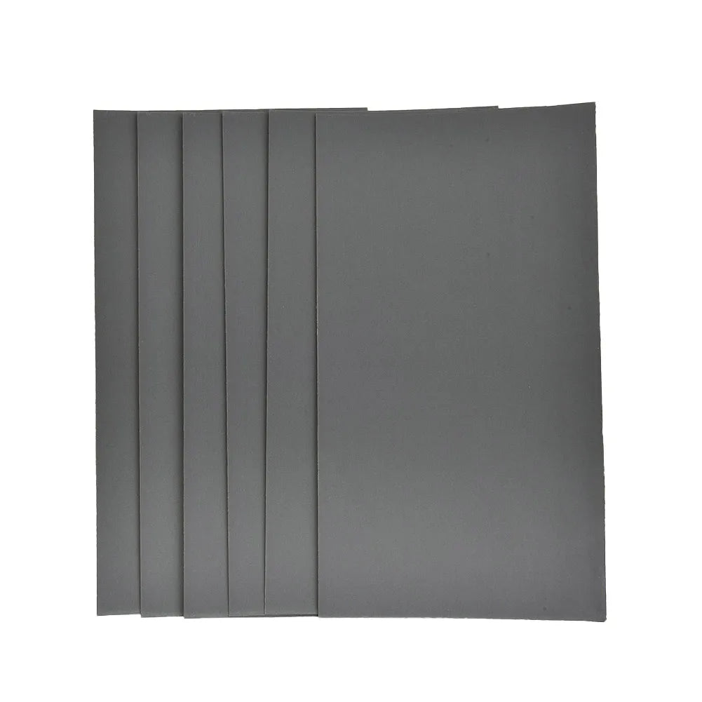 70pcs Wet/Dry Sandpaper 600 800 1000 1200 1500 2000 2500 Grit Waterproof Sandpaper for Automotive Sanding Wood Furniture