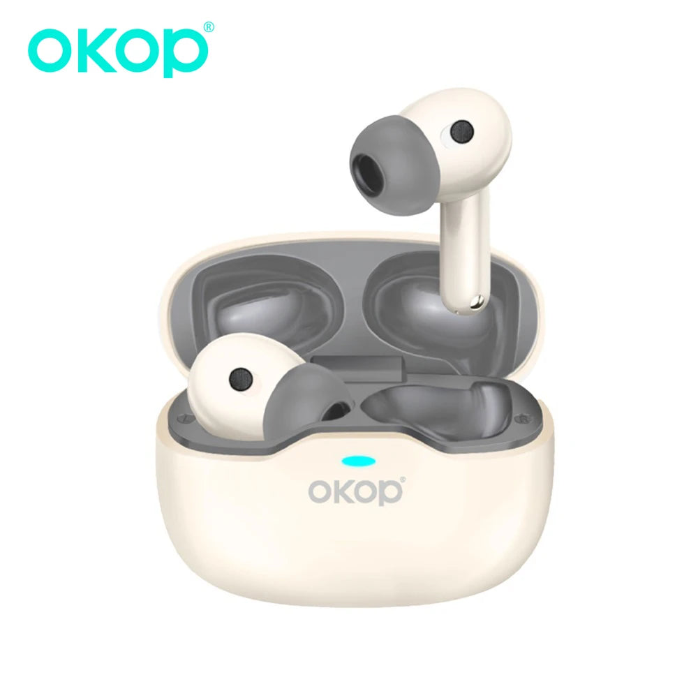 OKOP AI Headset, Wireless Bluetooth Headset, In-ear Noise Canceling Headset, Outdoor Sports Headset, High-quality Music Game Headset