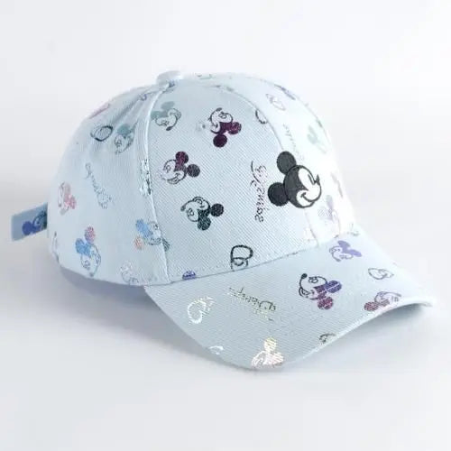 Children's Hats Spring and Autumn Boys Thin Sunscreen Baseball Caps Cute Super Cute Sunshade Cap Middle Children's Mickey Hats