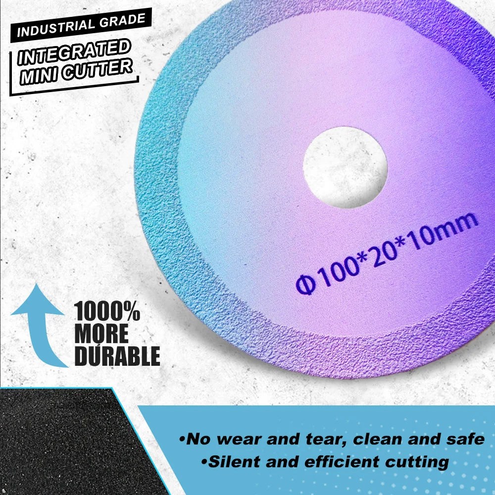 1-10pcs Ultra-Thin 100mm Diamond Saw Blade, for Tile Glass Marble Polishing, Fits Angle Grinder