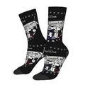 Flying Fortress  Socks  Male Mens Women Winter Stockings Polyester