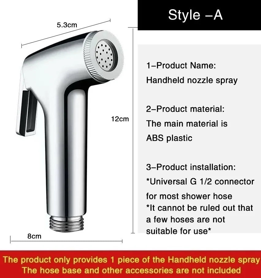 Bathroom Toilet Faucet Extension Hose External Bidet Sprayer Pressurized Water Pipe Flush Extension for Toilet