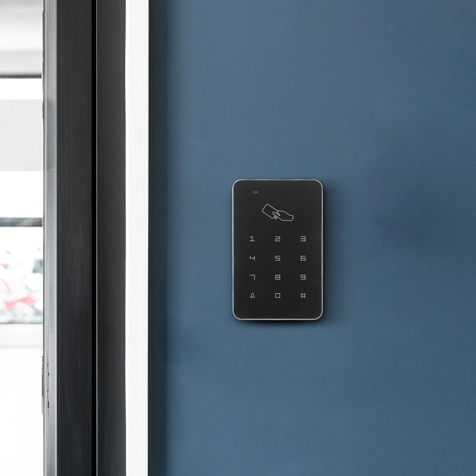 Smart Access Control System Keyless Door Lock With Touch Panel Keypad Card Reader For Gate Garage Entry Outdoor Electronic