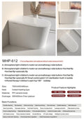 Chaozhou New Design Auto Washing Automatic Water Spray Smart Toilet for Bathroom
