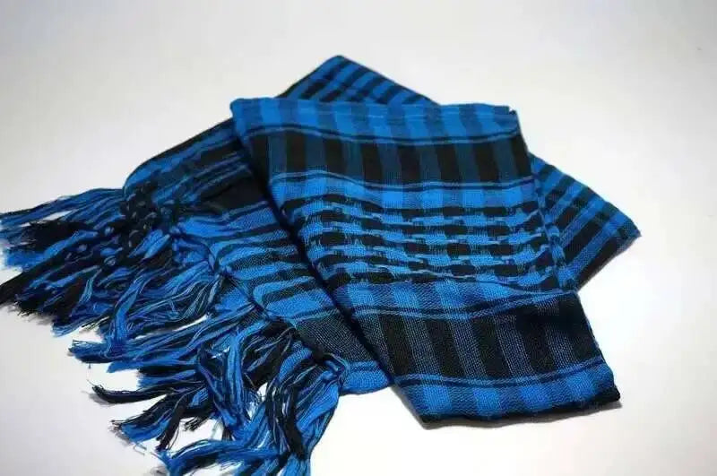 Arafat Arabic Scarf Shawl Handsome Keffiyeh Kafiya Lightweight Military Shemagh Palestine Man Stripe Scarf With Tassels Soft Warm