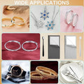 【4 Pcs Jewelry Polishing Kit】Polishing Cloth & Brush Set for Silver, Gold, Metal Cleaning - Jewelry Care & Restoration Tools
