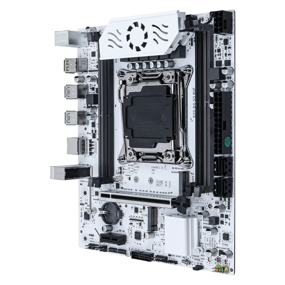 SOYO X99 Motherboard Set With LGA2011-3 Xeon E5 2680 V4 CPU support DDR4 RAM NVME M.2 SATA3 TPM2.0 Computer Accessories