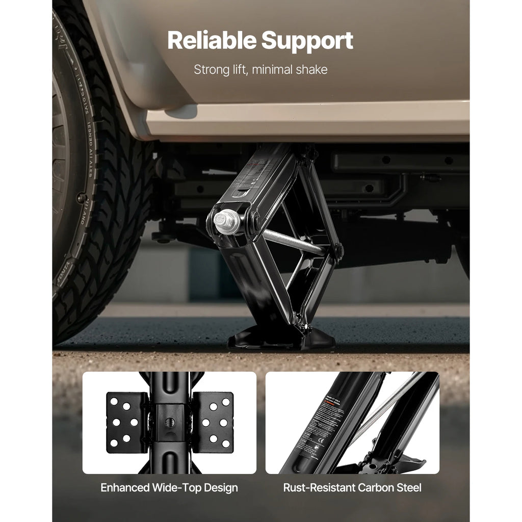 SucceBuy 5000/6500/9000lbs RV Scissor Jacks 2/4 PCS RV Stabilizer Leveling Scissor Jacks Heavy Duty Stabilizer Jack Fit for RVs