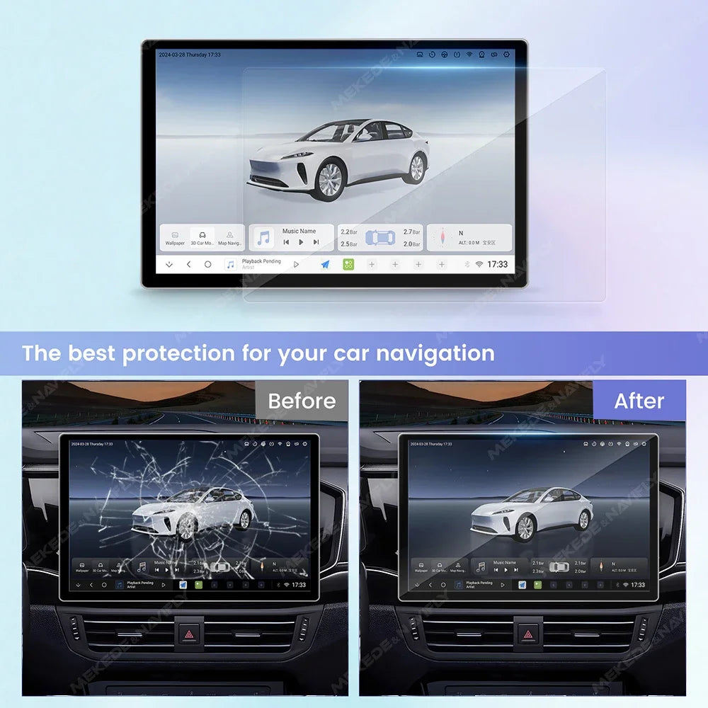 Protector Film Sticker for 11.5 / 13 Inch Car Radio Multimedia Video Player Navigation GPS Display LCD Screen Glass Protective