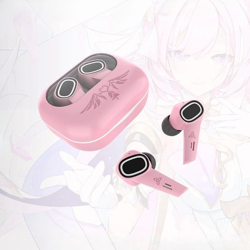 Alicia Headphones Bluetooth 5.3 35dB Noise Reduction 10mm Diaphragm Dynamic Driver Realme Nahida Customized Bluetooth Headphones