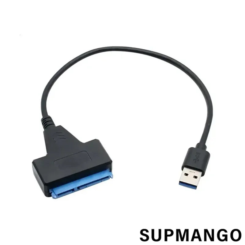 SATA to USB 3.0 / 2.0 Cable Up to 6 Gbps for 2.5 Inch External HDD SSD Hard Drive SATA 3 22 Pin Adapter USB 3.0 to Sata III Cord
