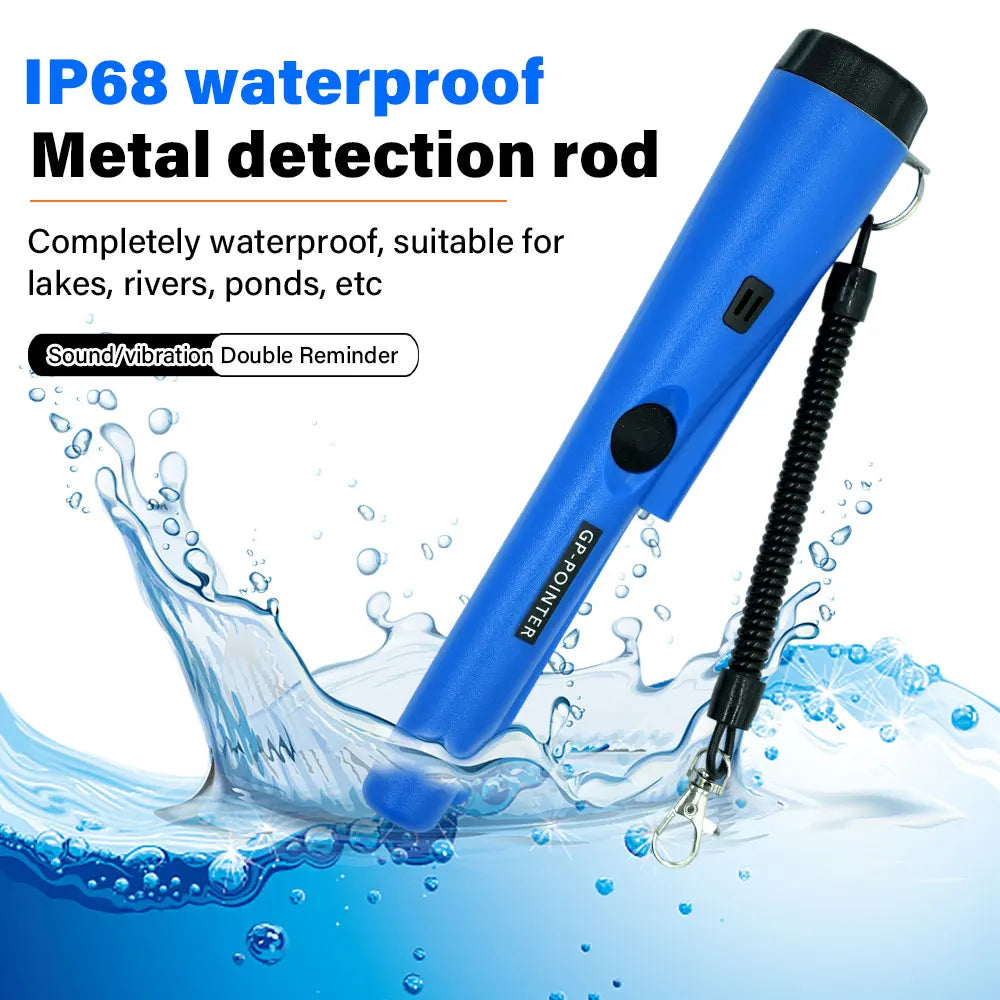 GP-Pointer Metal Detector with High Sensitivity Waterproof Design for Precise Gold, Silver, Coin Locating and Treasure Hunting