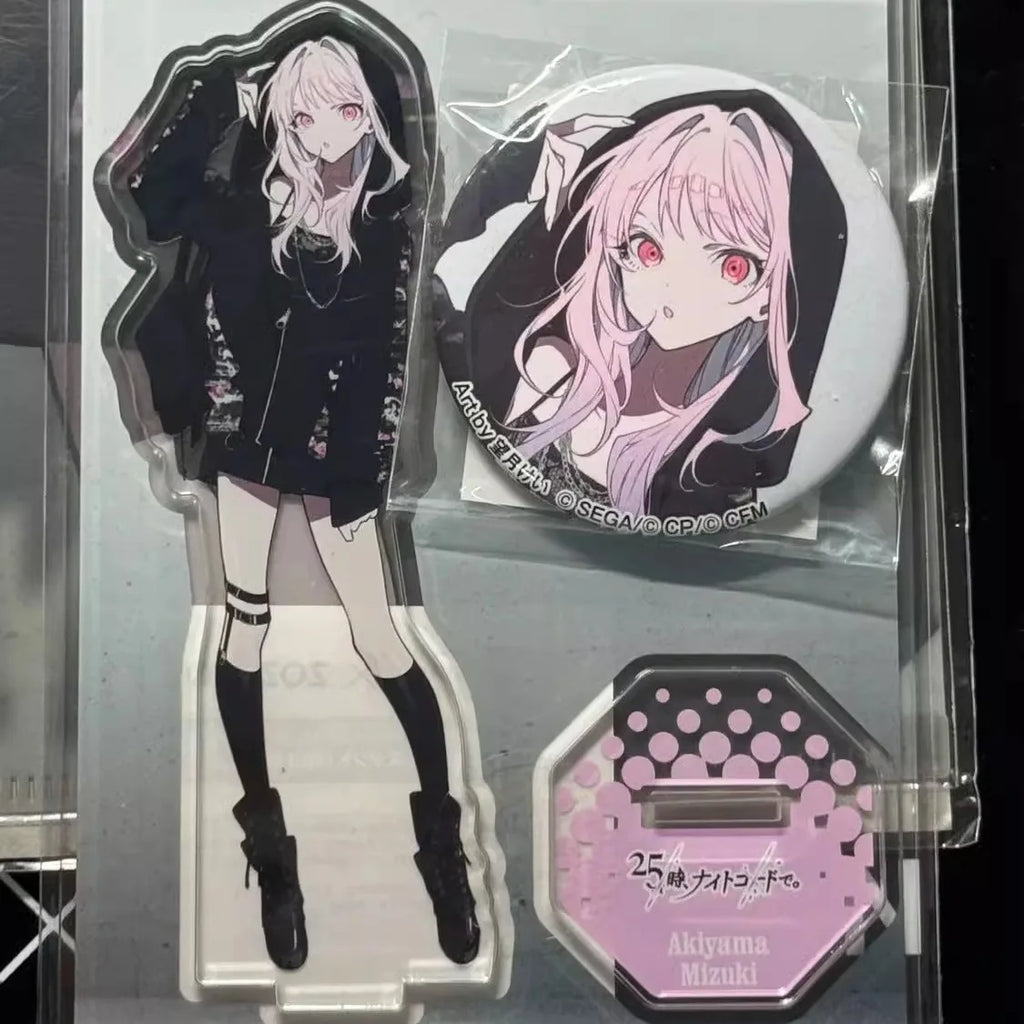 Anime AKIYAMA MIZUKI Series Character Acrylic High-Definition Standing Sign Collection Model Desk Display Gift