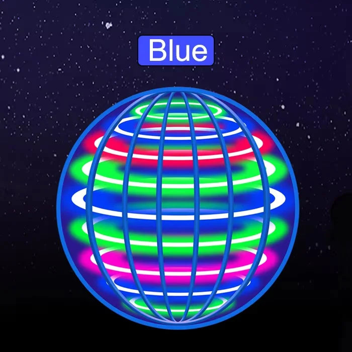 Flying ball, automatic spinning ball, dazzling LED lights, magic levitation, fan, UFO flying machine, toy, gift, game, sports ball