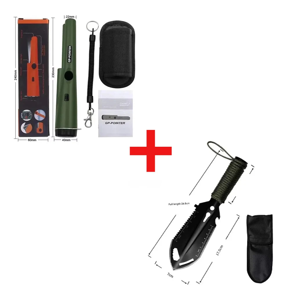 New High Quality Handheld Metal Detector GP-pointer Waterproof Positioning Rod Detecting With Bracelet LED Lights