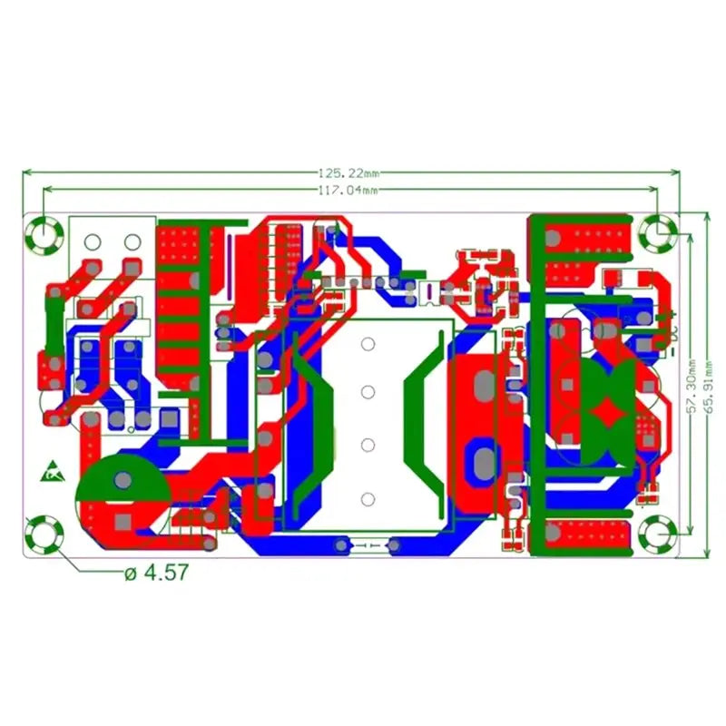 ABKI-AC110-245V To DC 24V 9A 24V 9A Switching Power Supply Module 220W High-Power Isolated Power Supply Bare Board