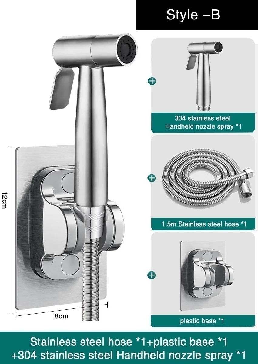 Bathroom Toilet Faucet Extension Hose External Bidet Sprayer Pressurized Water Pipe Flush Extension for Toilet