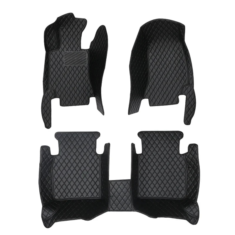Car Mats For Peugeot 3008 P84 2017~2023 Leather Floor Mat Carpets Protective Pad Rugs Interior Parts Car 2018 2019 automotive tr