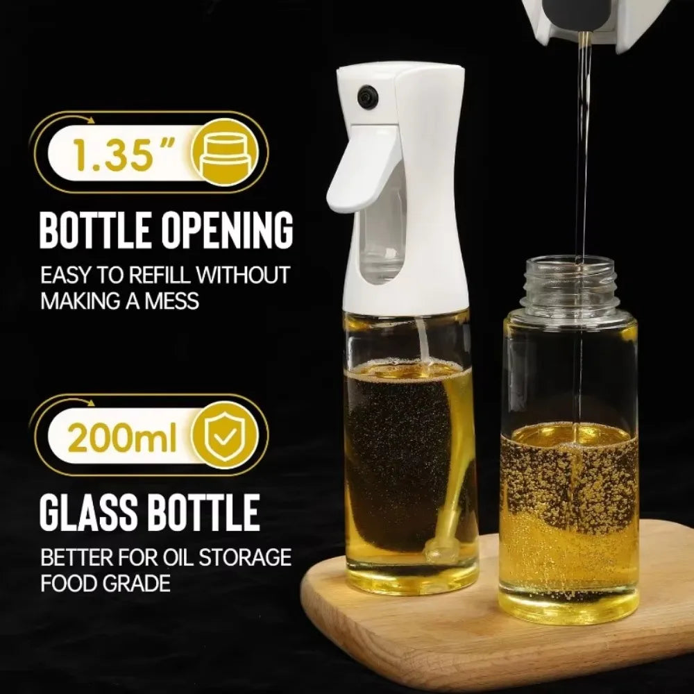 Oil Spray for Cooking - Olive Oil Dispenser Bottle Sprayer Mist-Reusable Food Grade Oil Vinegar, Spray Bottle Kitchen Accessories