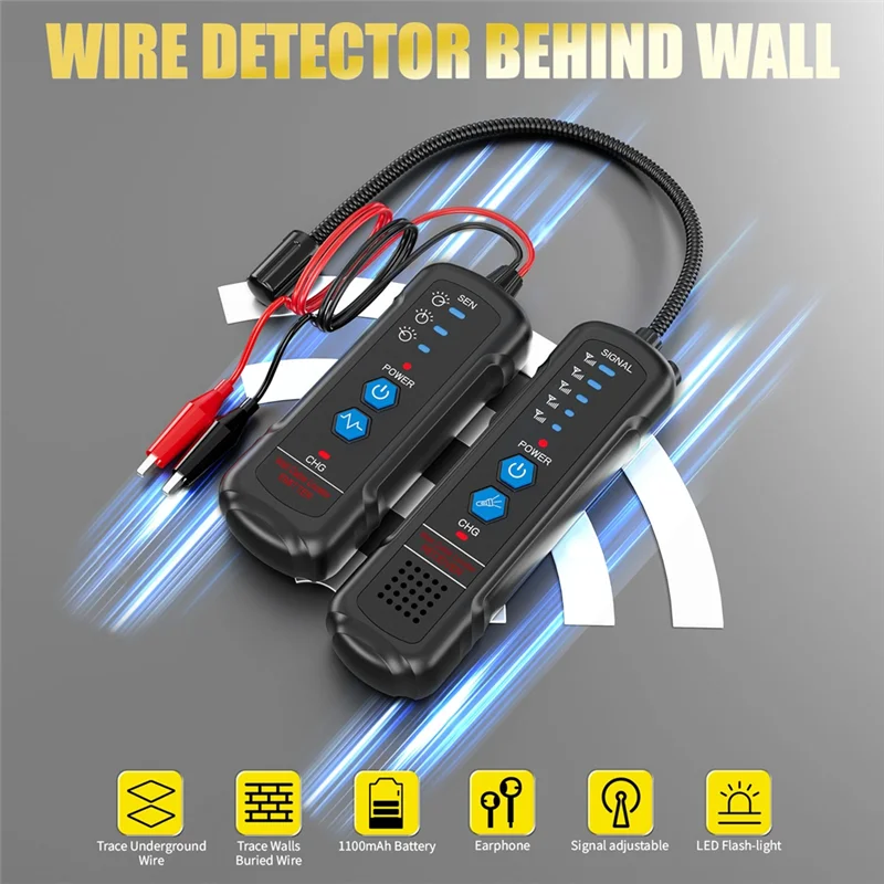 Y45A-Underground Wire Locator Detects Buried Power Cable Locator Electrical Circuit Tracer