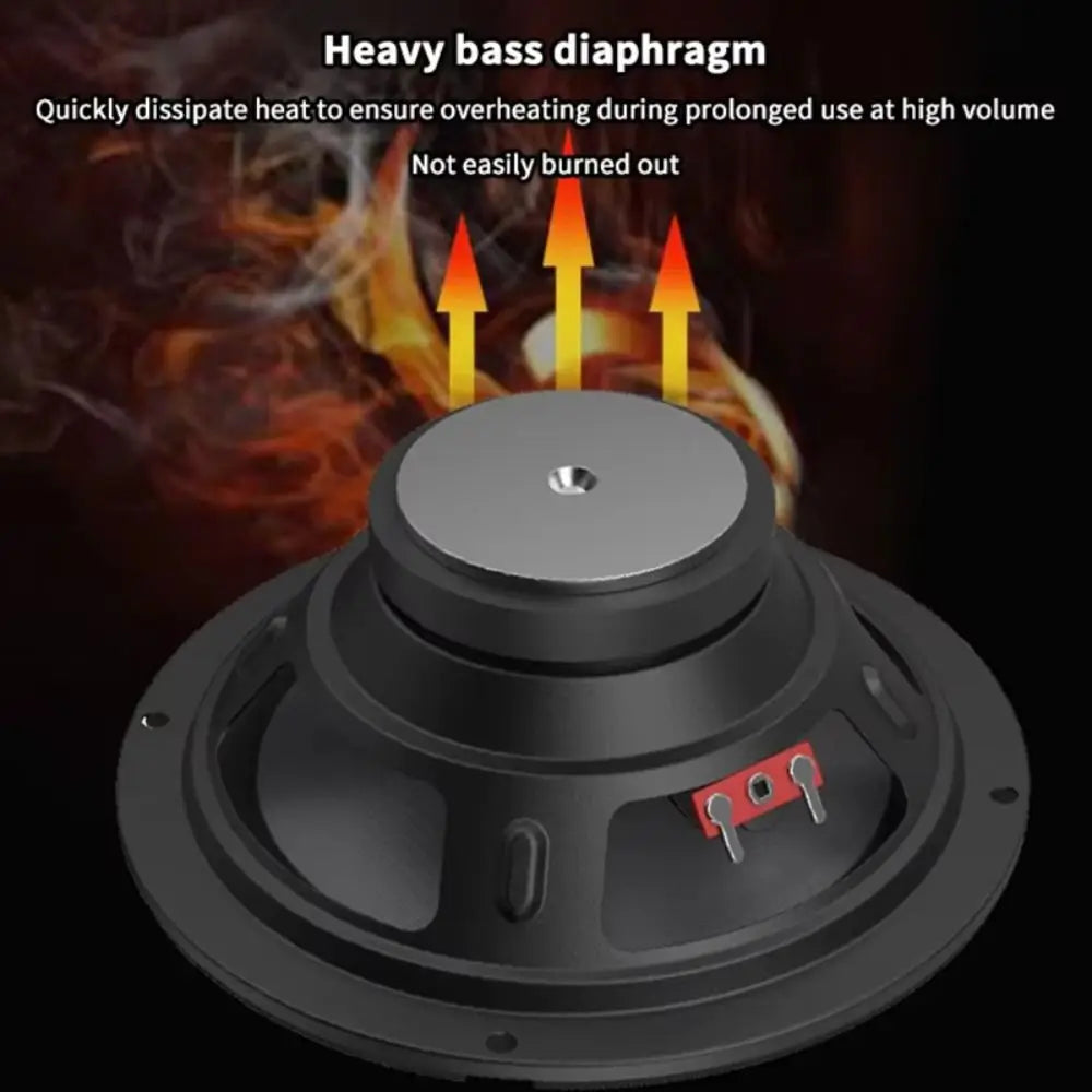 5/6/8/10 Inch Car Bass Speaker Coaxial Subwoofer HiFi Music Full Range Frequency Car Subwoofer High-volume Universal