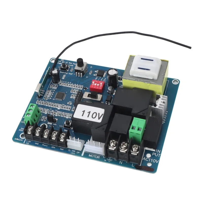 Remote control sliding door opener motherboard, universal electric gate controller board