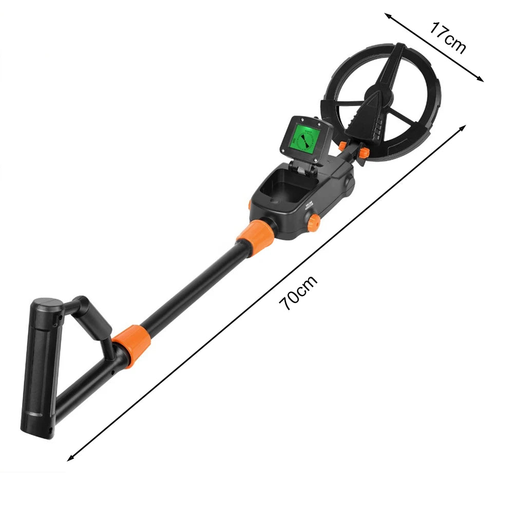 MD1008A DM3004A Underground Metal Detector Portable Adjustable Beep Alarm Gold Digger Waterproof Silver Search Seeker For Child