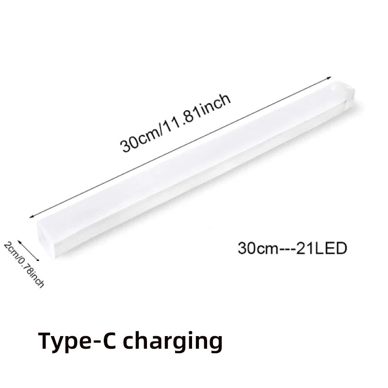 Motion Sensor Light Wireless LED Night Light Type C Rechargeable Light Cabinet Wardrobe Lamp Staircase Backlight For Kitchen LED