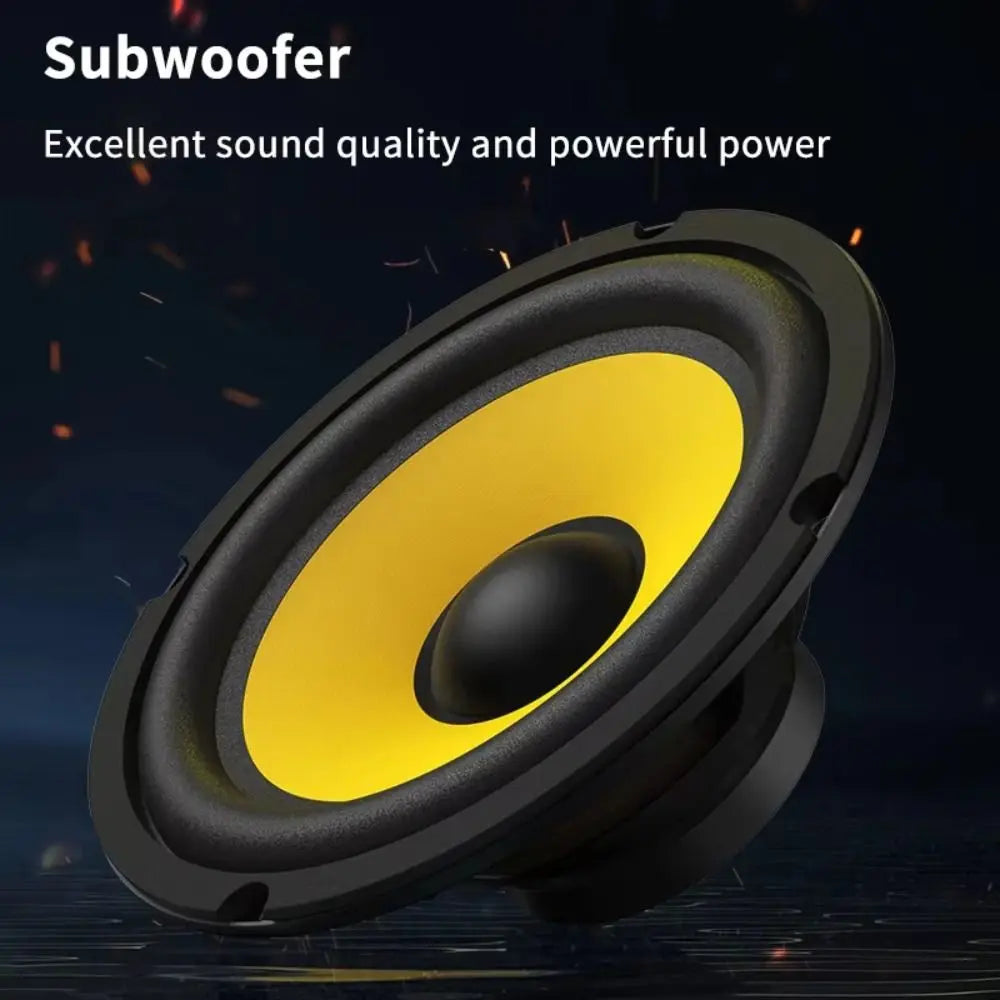5/6/8/10 Inch Car Bass Speaker Coaxial Subwoofer HiFi Music Full Range Frequency Car Subwoofer High-volume Universal