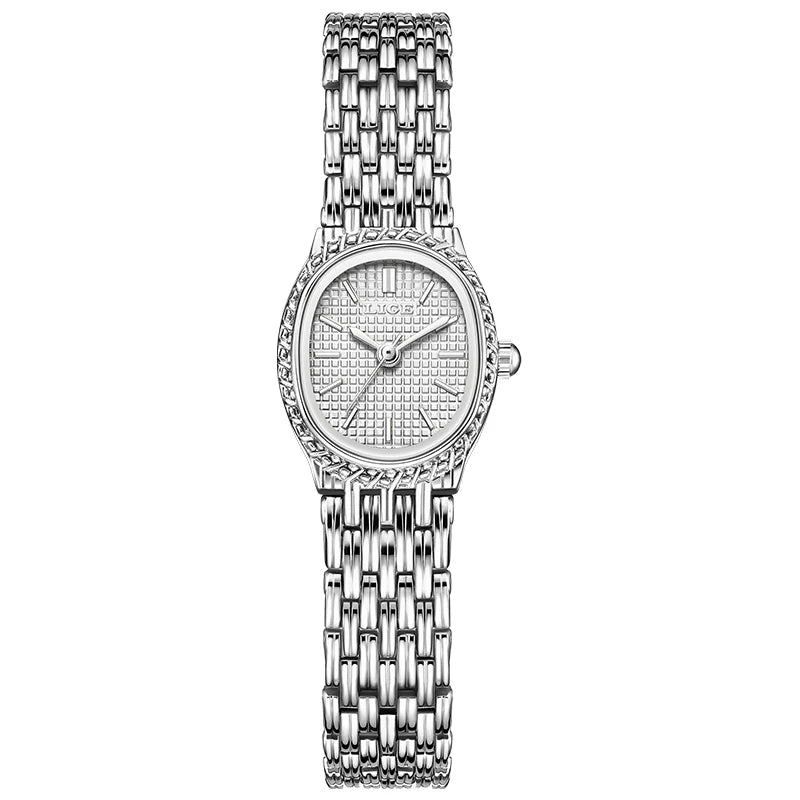 LIGE Fashion Luxury Quartz Woman Watch Elegant Classic Simple Dial Waterproof Stainless Ladies Watches for Women Reloj Mujer+Box