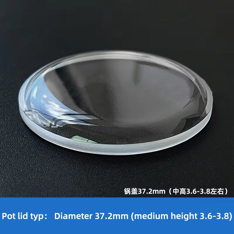 33mm 37mm 40mm Pot Cover Glass For Panerai Glass Sapphire Watch Mirror Mask Glass Convex Accessories Double Dome Glass Lens