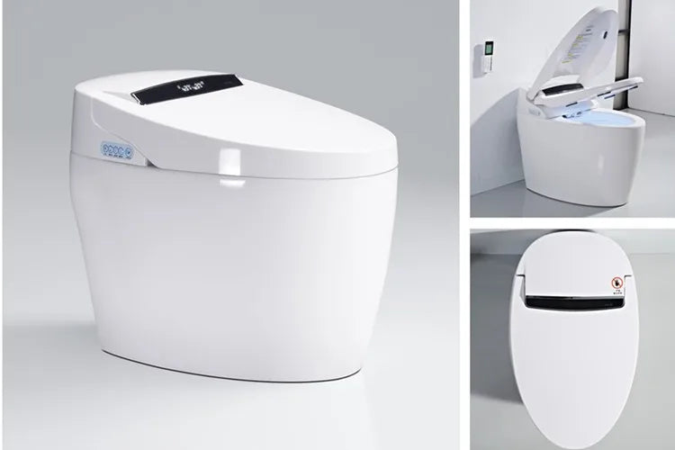 Chaozhou New Design Auto Washing Automatic Water Spray Smart Toilet for Bathroom
