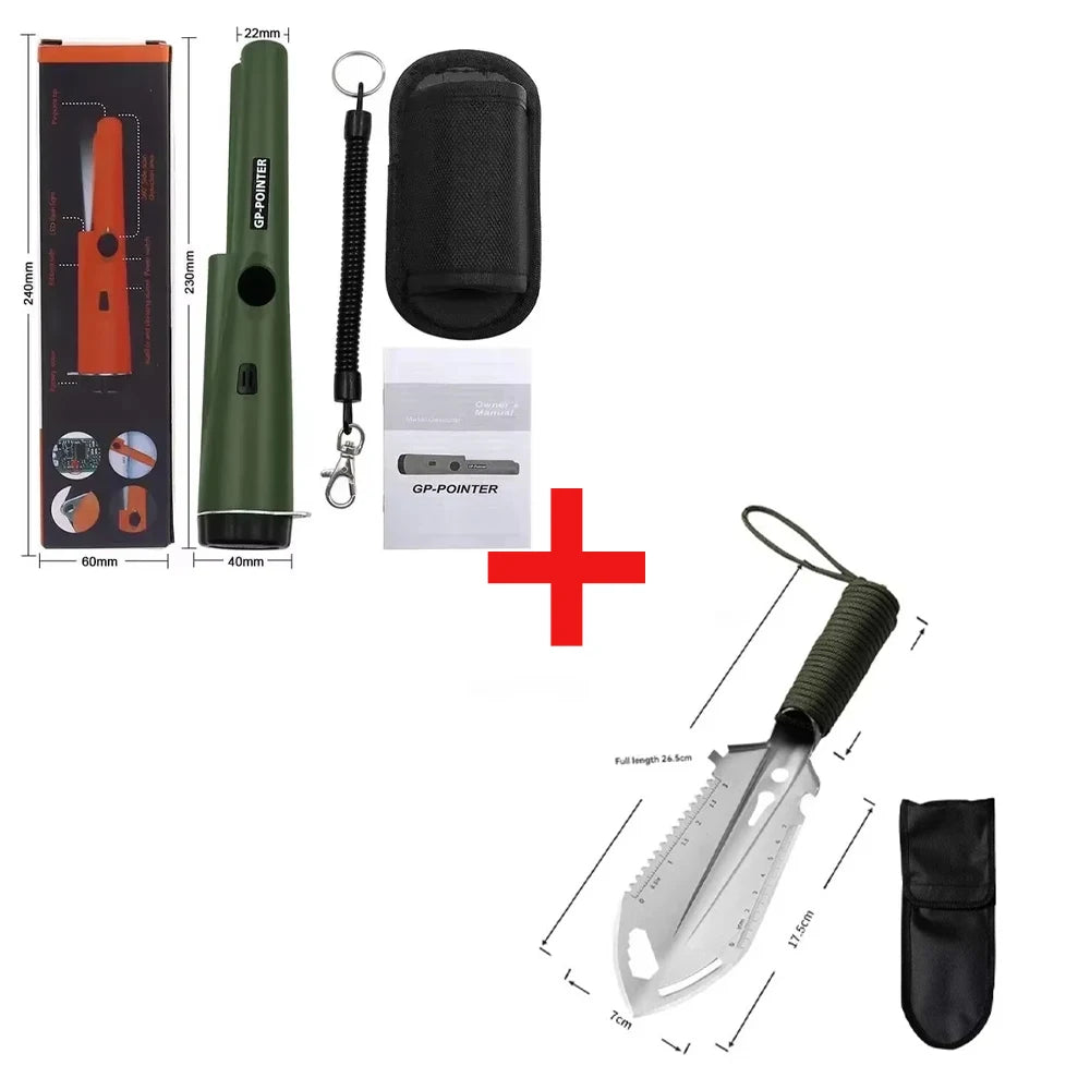 New High Quality Handheld Metal Detector GP-pointer Waterproof Positioning Rod Detecting With Bracelet LED Lights
