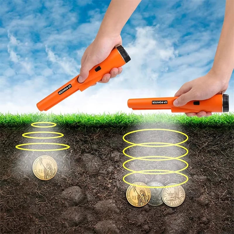 Professional Metal Detector Pinpointer Waterproof Handheld Metal Detector for Metal Coins Gold