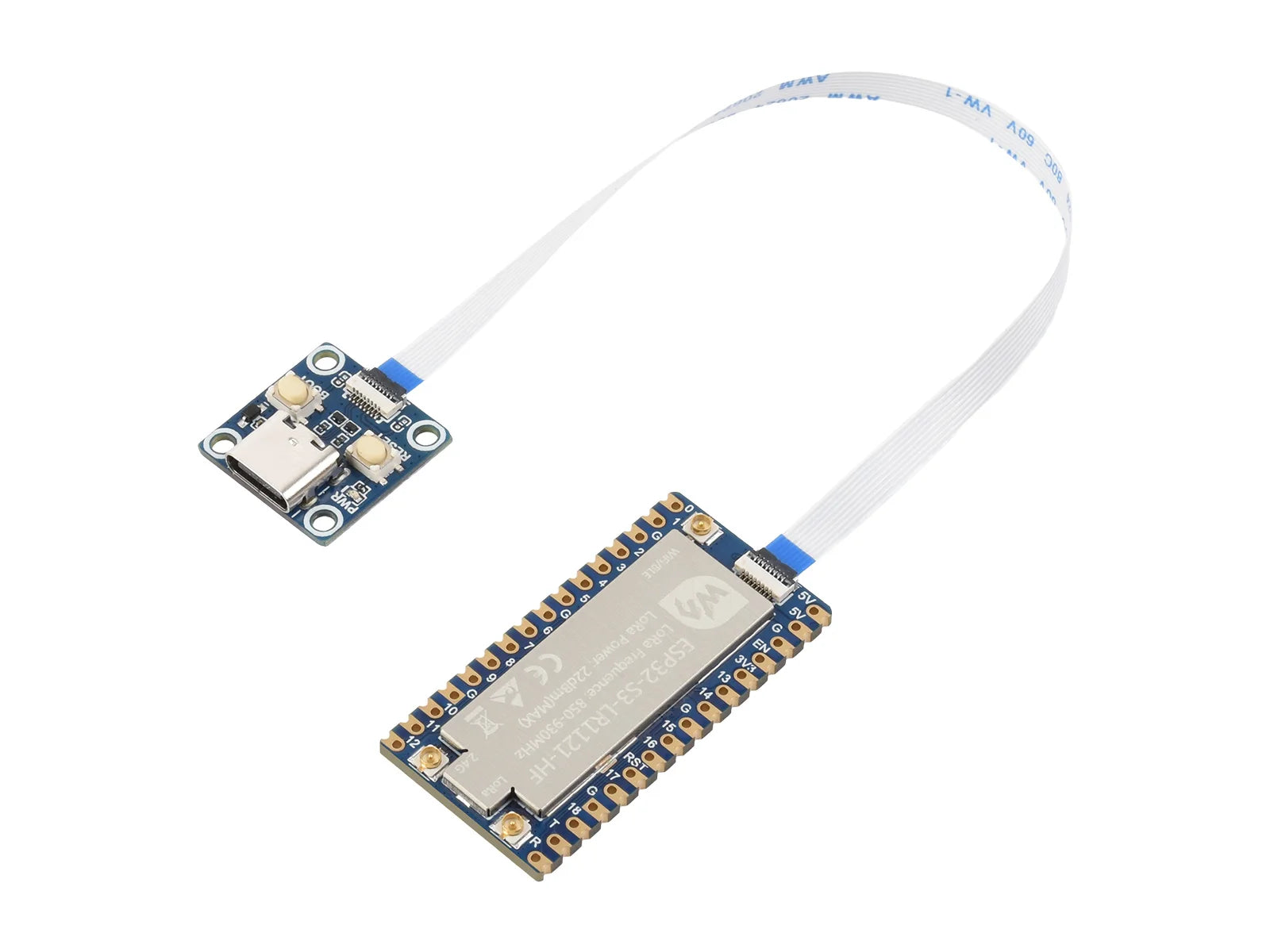Waveshare ESP32-S3 LoRa Development Board, Integrates LR1121 Third-Generation RF Chip, Supports Sub-GHz/2.4GHz LoRa Wireless