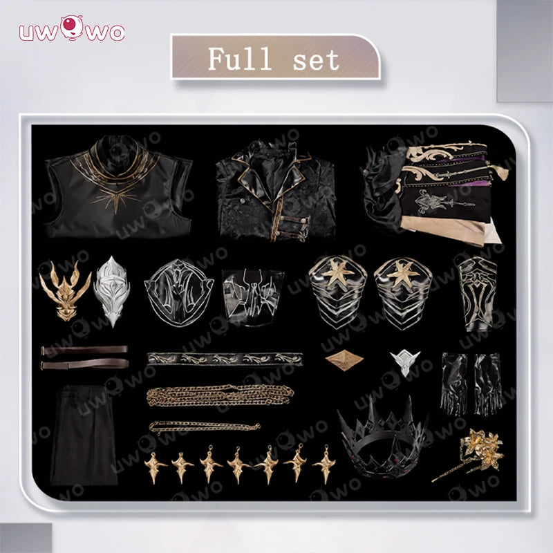 UWOWO Collab Series:Game Love and Deepspace Xavier King of Darknight Cosplay Costume S-2XL Halloween Costume