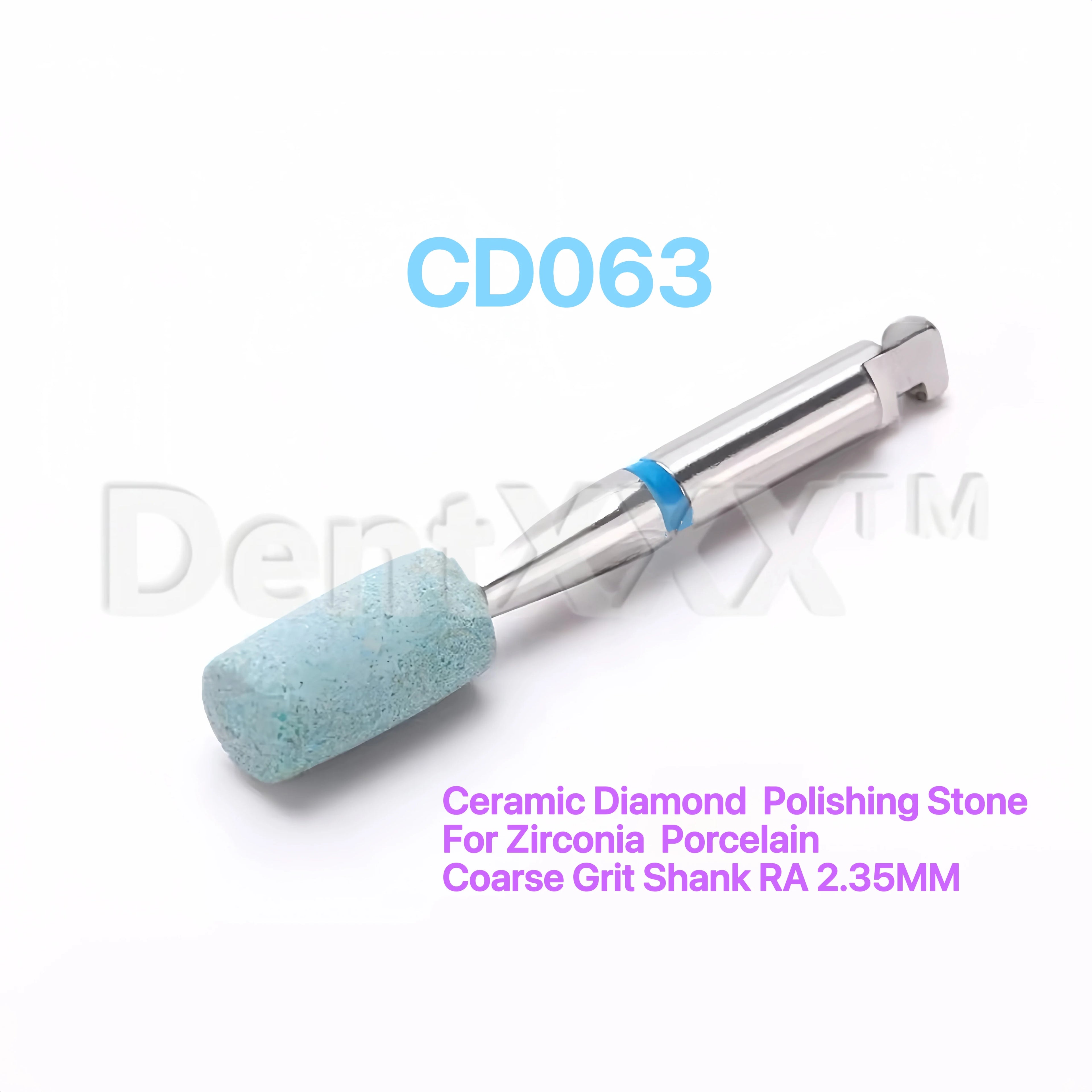 1 Pcs/6 Pcs RA Shaft Ceramic Diamond Grinding Heads, Suitable for Grinding and Polishing Metal, Ceramic and Other Materials