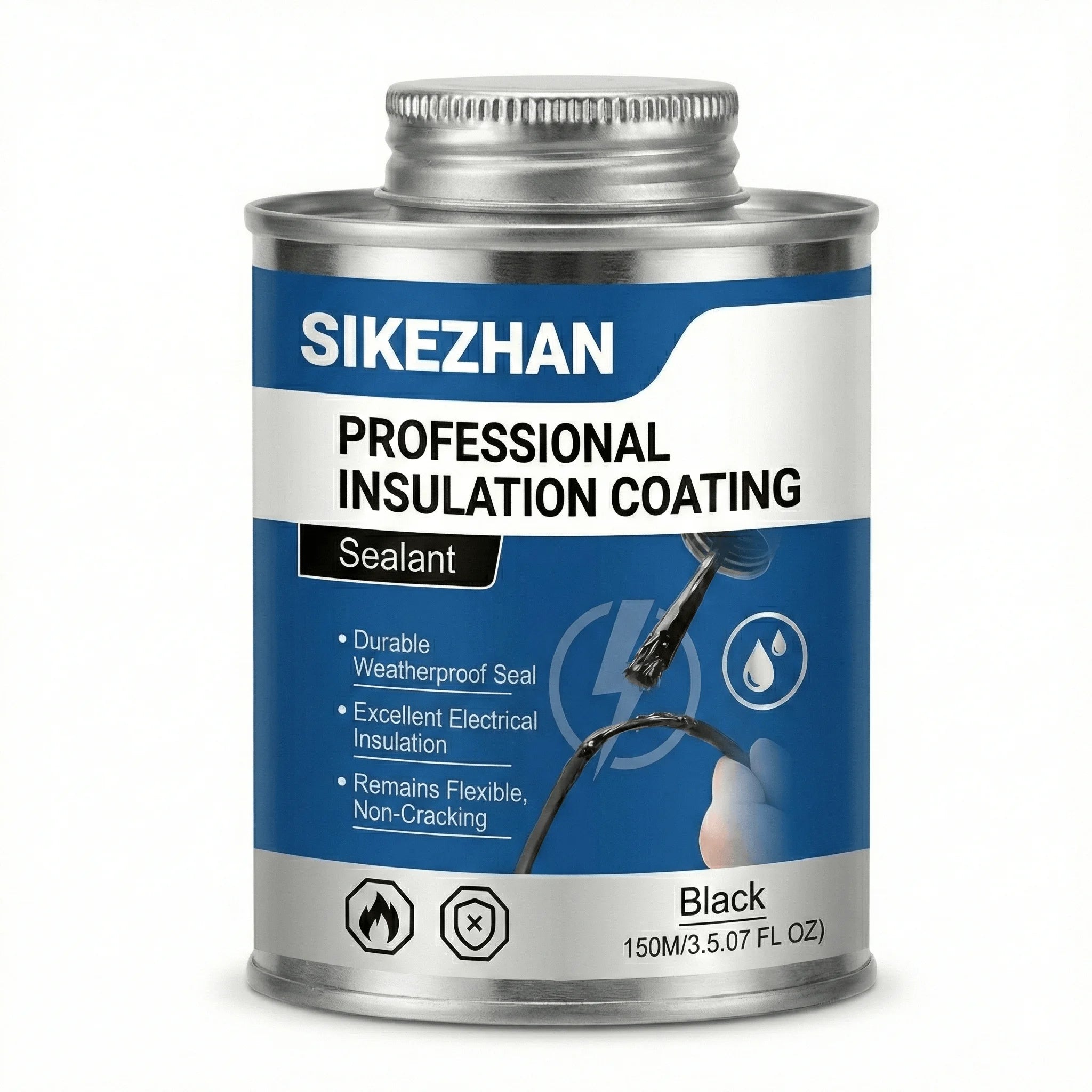Liquid Electrical Tape Quick-Drying Wire Insulating Glue,Waterproof High-Temp Resistant Rubber for Outdoor Electrical Equipment