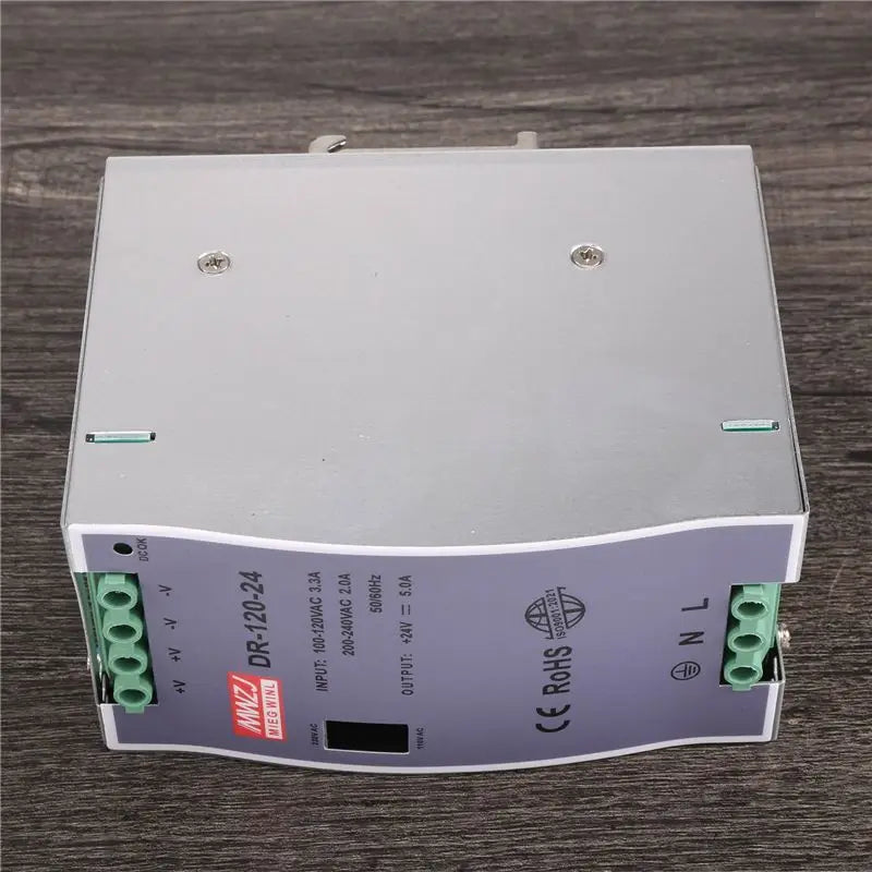 B24B DR-120-24 120W Industrial Grade Rail Power Supply 24V5A Switching Power Supply Rail Mounting Switching Power Supply