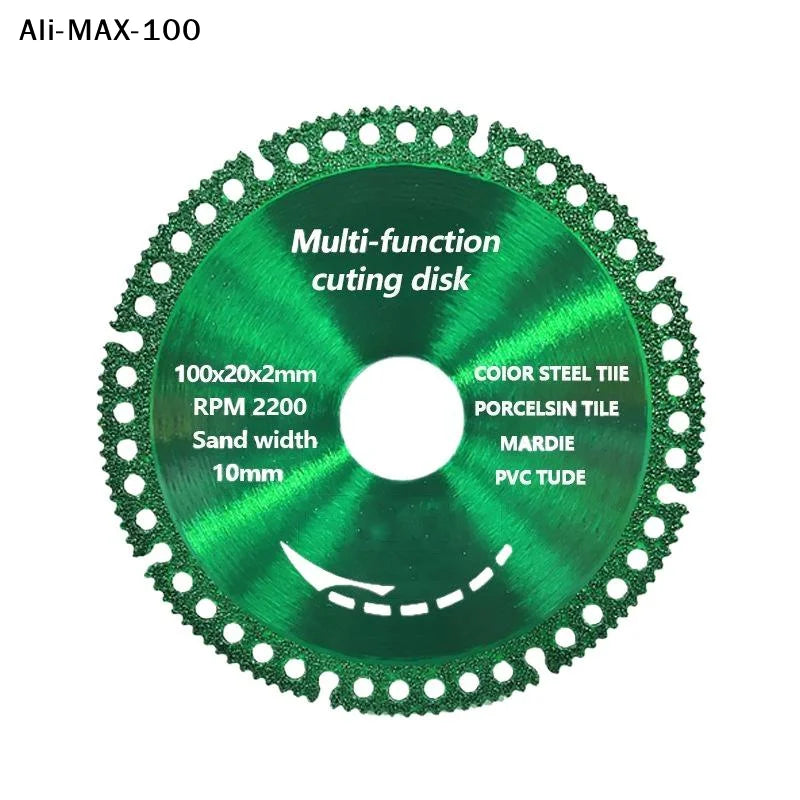 【MA3】6 In 1 Diamond Saw Blade Cut Off Wheels Diamond Cutting Disc Metal Iron Steel Rock Slab Marble Saw Blade