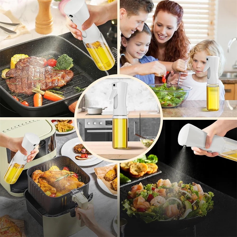 Oil Spray for Cooking - Olive Oil Dispenser Bottle Sprayer Mist-Reusable Food Grade Oil Vinegar, Spray Bottle Kitchen Accessories