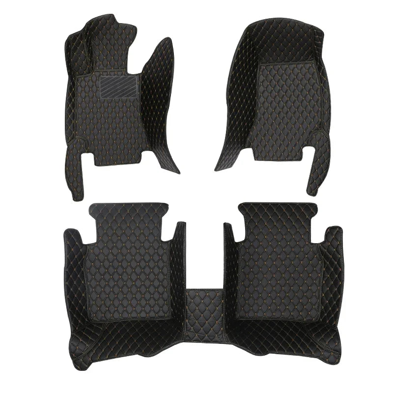 Car Mats For Peugeot 3008 P84 2017~2023 Leather Floor Mat Carpets Protective Pad Rugs Interior Parts Car 2018 2019 automotive tr