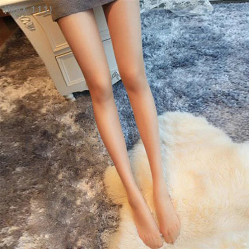 【F2-MAX-111】Shiny Glitter Seamless Pantyhose - Thin Nylon Tights for Lady, Sexy Stockings