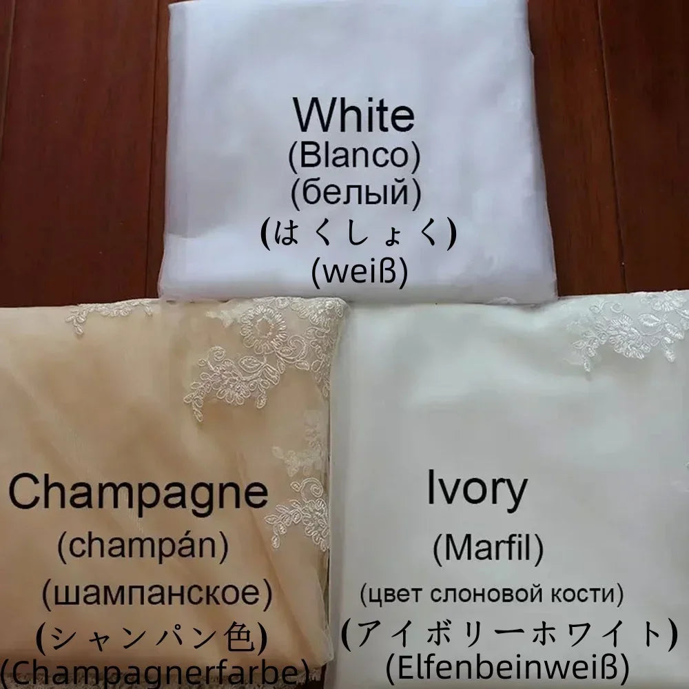 2025 New V-neck Embroidered Chiffon Wedding Dress Colored Decal Dew Back A-line Bridal Dress Customization