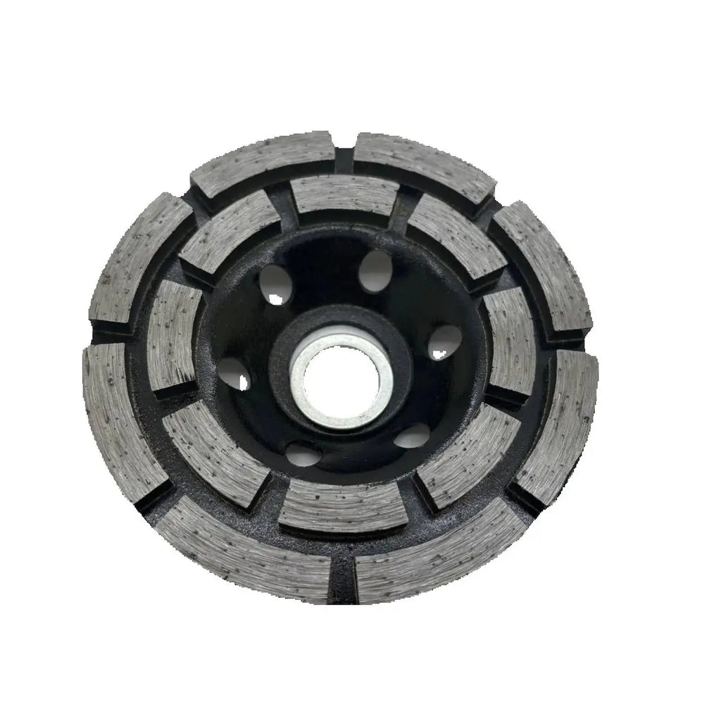 Diamond cup Concrete Grinding wheel 125mm 100mm Double Row Diamond Angle Grinder Cup Disc for Concrete Stone Ceramic Turbo