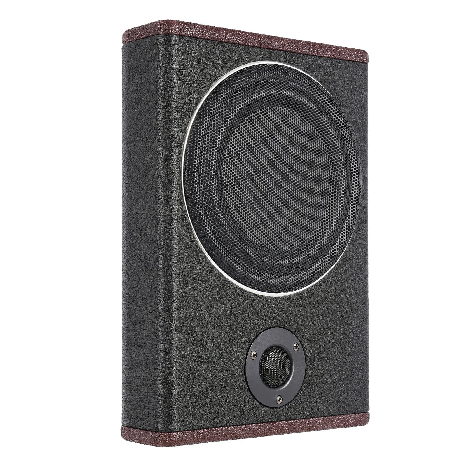 8 Inch 600W Underseat Car Audio Ultra Slim Compact Active Subwoofer System Loud Sound Audio Active Bass Box
