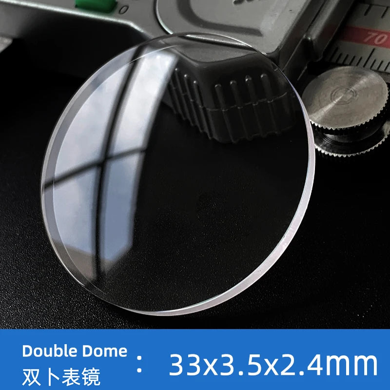 33mm 37mm 40mm Pot Cover Glass For Panerai Glass Sapphire Watch Mirror Mask Glass Convex Accessories Double Dome Glass Lens